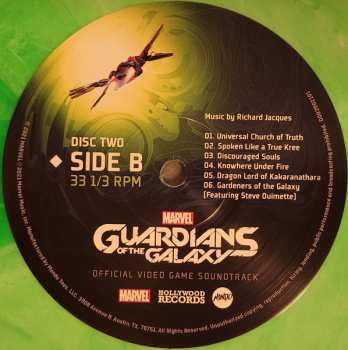 2LP Star-Lord Band: Marvel Guardians Of The Galaxy Official Video Game Soundtrack CLR 620883