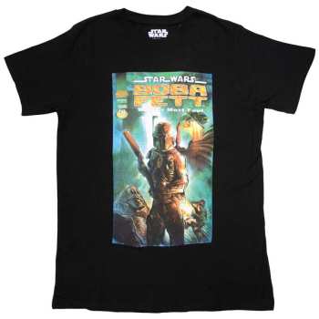 Merch Star Wars: Star Wars Unisex T-shirt: Boba Fett Comic Cover (medium) M