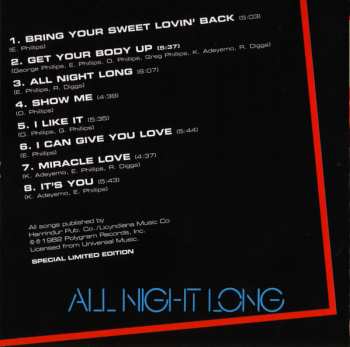 CD Starpoint: All Night Long LTD 649354