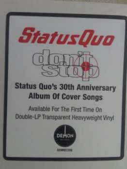 2LP Status Quo: Don't Stop CLR 133660