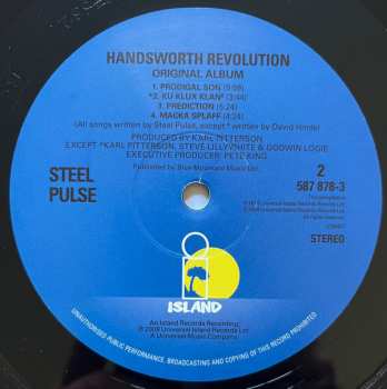 2LP Steel Pulse: Handsworth Revolution LTD 544715