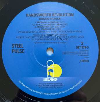 2LP Steel Pulse: Handsworth Revolution LTD 544715