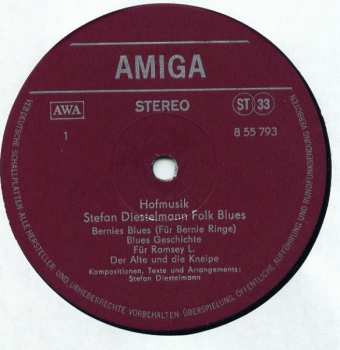 LP Stefan Diestelmann Folk Blues Band: Hofmusik 587050