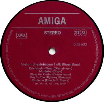 LP Stefan Diestelmann Folk Blues Band: Stefan Diestelmann Folk Blues Band 587025