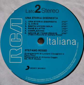 LP Stefano Rosso: Una Storia Disonesta 599353