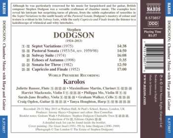 CD Stephen Dodgson: Chamber Music With Harp And Guitar 231910