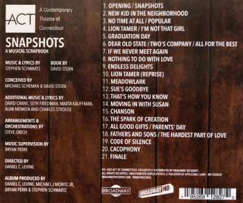 CD Stephen Schwartz: Stephen Schwartz's Snapshots: A Musical Scrapbook 590823