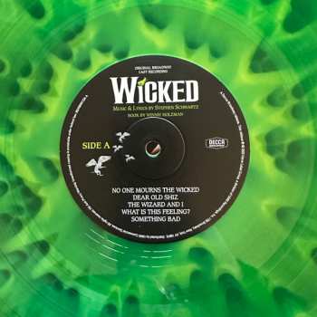 2LP Stephen Schwartz: Wicked (Original Broadway Cast Recording) CLR | LTD 642887