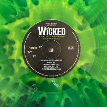 2LP Stephen Schwartz: Wicked (Original Broadway Cast Recording) CLR | LTD 642887