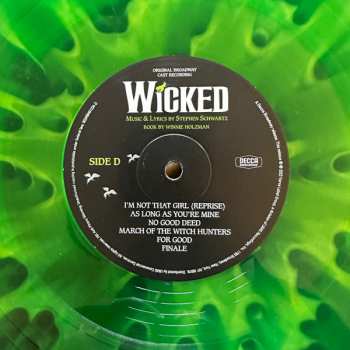 2LP Stephen Schwartz: Wicked (Original Broadway Cast Recording) CLR | LTD 642887