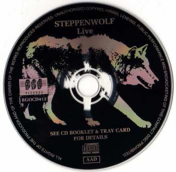 CD Steppenwolf: Live 284972