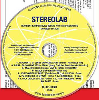 2CD Stereolab: Transient Random-Noise Bursts With Announcements 555717