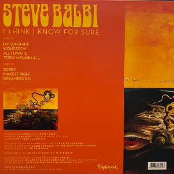 LP Steve Balbi: I Think I Know For Sure 579372