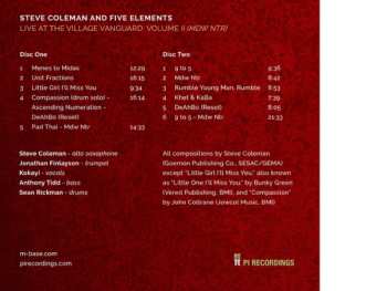 2CD Steve Coleman And Five Elements: Live At The Village Vanguard Volume II (Mdw Ntr) 563814