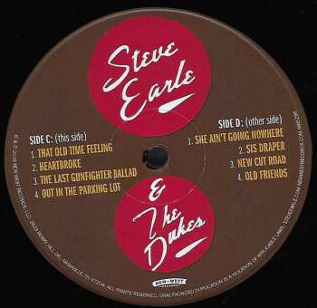 2LP Steve Earle & The Dukes: Guy 70543