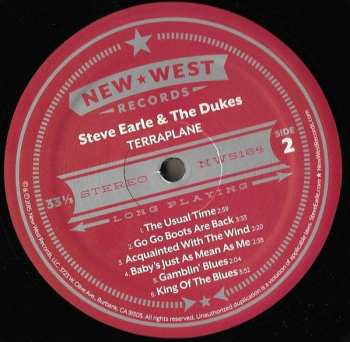 LP Steve Earle & The Dukes: Terraplane LTD 35954