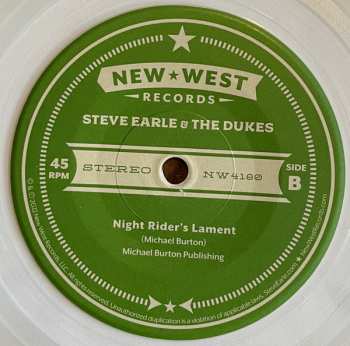 SP Steve Earle & The Dukes: Up Against The Wall Redneck Mother / Night Rider's Lament CLR 501667