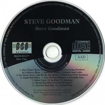 2CD Steve Goodman: Steve Goodman / Somebody Else's Troubles 606625