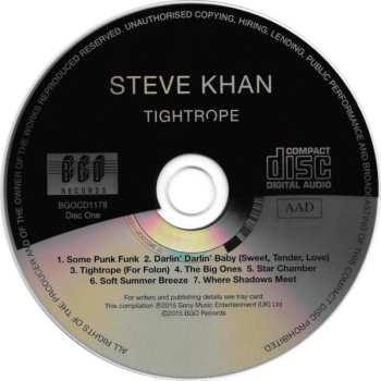 2CD Steve Khan: Tightrope / The Blue Man / Arrows 597903