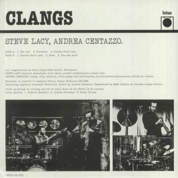 LP Steve Lacy: Clangs LTD 560823