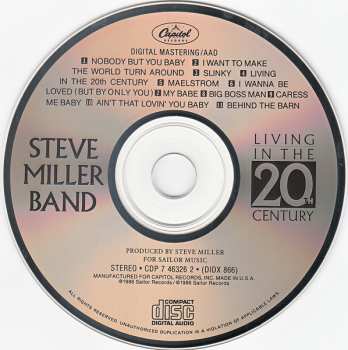 CD Steve Miller Band: Living In The 20th Century 669108