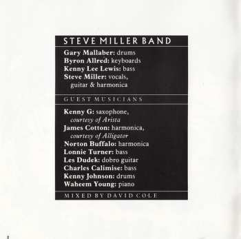 CD Steve Miller Band: Living In The 20th Century 669108