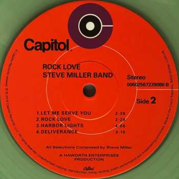 LP Steve Miller Band: Rock Love CLR | LTD 597652