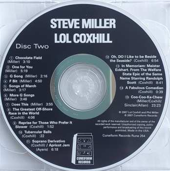 2CD Steve Miller: Miller/Coxhill Coxhill/Miller  "The Story So Far..." "...Oh Really?" 357964