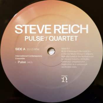 LP Steve Reich: Pulse / Quartet 607054