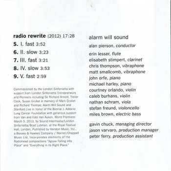 CD Steve Reich: Radio Rewrite 29298