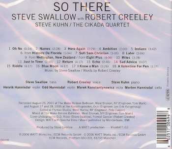 CD Steve Swallow: So There 122352