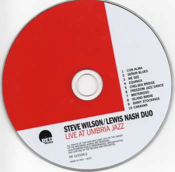 CD Steve Wilson / Lewis Nash Duo: Live At Umbria Jazz 562706