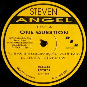 LP Steven Angel: One Question 585680