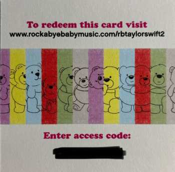 LP Steven Charles Boone: Rockabye Baby! Lullaby Renditions Of Taylor Swift Volume 2 CLR 643367