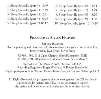 CD Steven Halpern: Sleep Soundly 559013