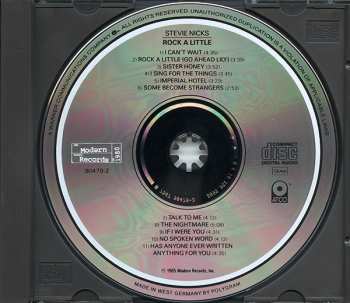 CD Stevie Nicks: Rock A Little 642713