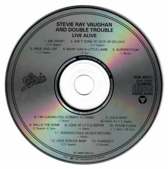 CD Stevie Ray Vaughan & Double Trouble: Live Alive 633498