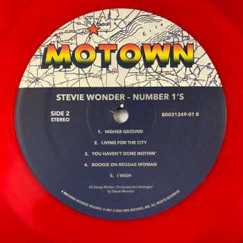 2LP Stevie Wonder: Number 1's CLR | LTD 610954