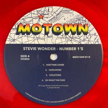 2LP Stevie Wonder: Number 1's CLR | LTD 610954