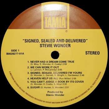 LP Stevie Wonder: Signed Sealed & Delivered 549233