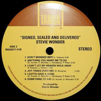 LP Stevie Wonder: Signed Sealed & Delivered 549233