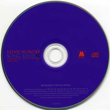 2CD Stevie Wonder: Song Review (A Greatest Hits Collection) 585458