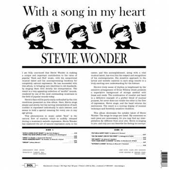 LP Stevie Wonder: With A Song In My Heart DLX 358755