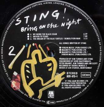 2LP Sting: Bring On The Night 652767