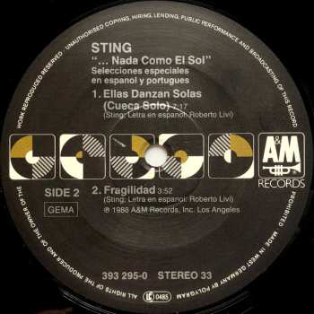 LP Sting: ...Nada Como El Sol (Selecciones Especiales En Espanol Y Portugues) 654047