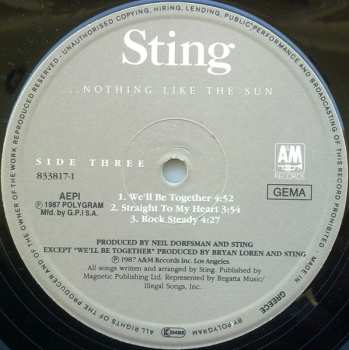 2LP Sting: ...Nothing Like The Sun 642843