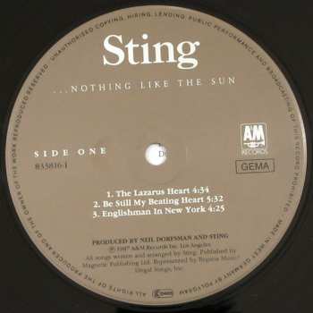 2LP Sting: ...Nothing Like The Sun 654015