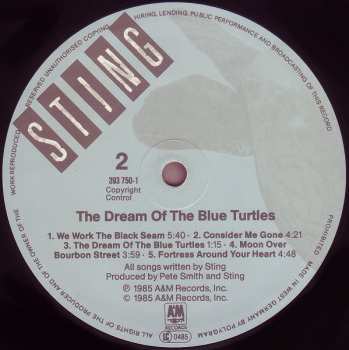 LP Sting: The Dream Of The Blue Turtles 603238