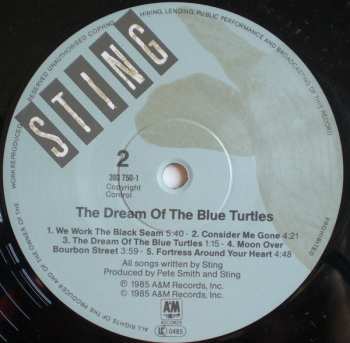 LP Sting: The Dream Of The Blue Turtles 603239