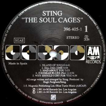 LP Sting: The Soul Cages 650486